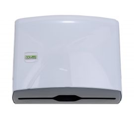 Диспенсер для листовых полотенец VIALLI K1 Z сложение, 200 листов, белый 12346 