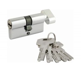 Цилиндровый механизм НОРА-М ЕСО Z ЛПВ-60 30-30 хром Х 16103 