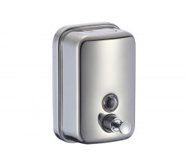 Дозатор для жидкого мыла 0.8 л. Savol глянцевый, нержавеющая сталь S-00402 