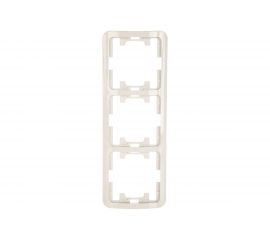 Тройная рамка, белая Makel Mimoza 22013 