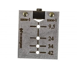 Шаблон для эксцентриковых стяжек Левша ШКМ-1 У8-4019 