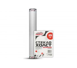 Стеклохолст малярный армирующий 25 г/кв.м; 25 м (исп. краска, отделка стен потолков ) PROFFIT 00002260 
