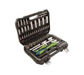 Набор инструментов Сибртех 1/2, 1/4, CrV, 108 предметов 13511 