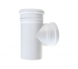 Тройник ПОЛИТЭК для бесшумной канализации из ПП, диаметр 110х110/87.5 град. 200111187 