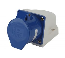 Стационарная наружная розетка ЭРА 123 2Р+РЕ 32А 220В IP44 Б0032877 