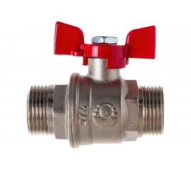 Шаровой кран VALFEX PREMIUM для воды, 3/4"" НР/НР, бабочка VF.219.NB1.034.PREMIUM 