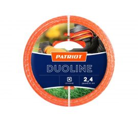 Леска Duoline (400 м; 2.4 мм; скрученный квадрат; двухцветная) PATRIOT 240-400-6 