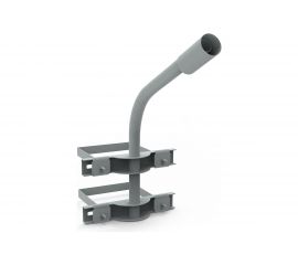 Кронштейн для уличных светильников Gauss на опору с 2 хомутами 625x460x680 D60мм 1/6 903265303 