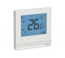 Терморегулятор с датчиком Schneider Electric AtlasDesign Белый от +5 до +35C, 16A ATN000138 