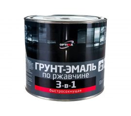 Быстросохнущая грунт-эмаль OPTIMA 3 в 1 1,7кг шокол. 11598026 