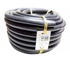 Резиновый 3-х слойный шланг для горячей/холодной воды Andycar 25 мм, 10 атм, 40 м H21 