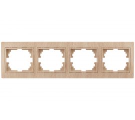 Горизонтальная рамка Intro 150411 на 4 поста, СУ, Plano, сосна Б0030105 