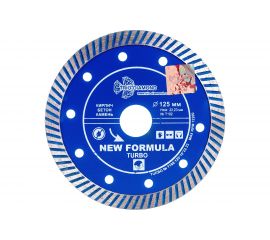 Диск алмазный отрезной Турбо New Formula (125х22.23 мм) TRIO-DIAMOND T102 