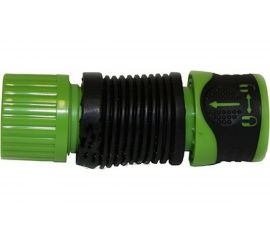 Коннектор гибкий двухкомпонентный (24 шт; аквастоп, с замком) для шланга 1/2""-5/8"" Green Helper HC3007 