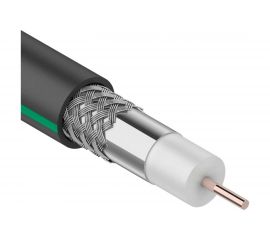 Коаксиальный кабель PROconnect SAT 703 B, Cu/Al/Al, 75%, 75 Ом, бухта 100м, черный OUTDOOR 01-2436-1 