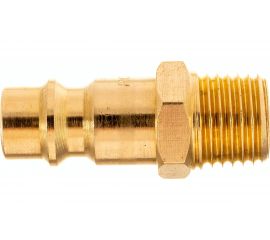 Штуцер наружная резьба 1/4 для быстроразъема ROCKFORCE RF-SE2-2PM 