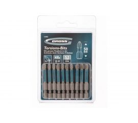 Набор бит торсионных (10 шт; PH3x50 мм) для ударных шуруповертов GROSS 11494 