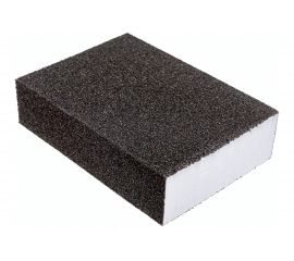 Губка шлифовальная четырехсторонняя (100х68х26 мм; Р80) "МАСТЕР" Зубр 35611-080 