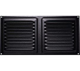 Решетка вентиляционная 100х200 мм черный муар Трибатрон 87134 