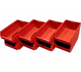 Ящик Тара.ру п/п, 500x310x200 мм, Palermo, комплект из 8 шт., цв. красный 27247 