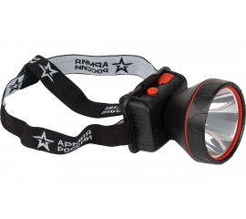 Налобный светодиодный аккумуляторный фонарь ЭРА АРМИЯ РОССИИ GA-803 Век��ор 3 режима, Б0056112 