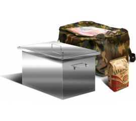 Коптильня Ольховый дым Профи 450х250х200 мм, 2 мм КП-6 