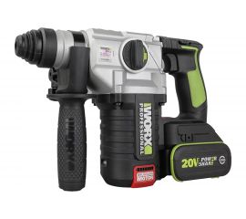 Аккумуляторный бесщеточный перфоратор WORX Professional WU388 20В, 24мм, 2.2 Дж, 4Ач х2, ЗУ 2А WU388 