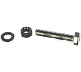 Пакет болт с гайкой и шайбой Метизный двор цинк м8х50мм 4 шт. 4607173901804 