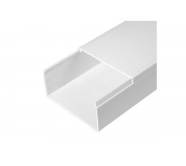 Кабель-канал Промрукав белый 2-й замок в п-э 80х40 2-х метровый PR.0580401 
