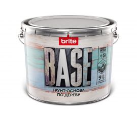 Грунт-основа по дереву BRITE FLEXX для наружных и внутренних работ, ведро 9 л 212416 