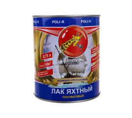 Яхтный лак Poli-R (полуматовый; 0.75 л) 11807 