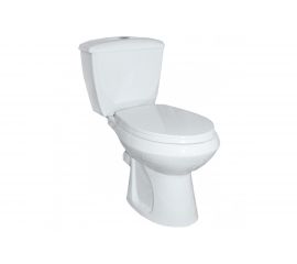 Унитаз-компакт Оскольская керамика Элисса Standart боковая подводка, косой выпуск, 1 режим, сиденье ПП ОК 424794 
