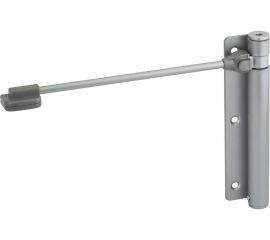 Дверной доводчик ALDEGHI LUIGI SPA правый, 170х39х225 мм, цвет: матовый хром, к-т: 1 шт + ключ с декоративными шурупами 114CS170D 