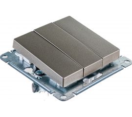 Механизм выключателя Schneider Electric 3-кл. ATLAS DESIGN сх.1+1+1 10АХ шампань ATN000531 1240320 