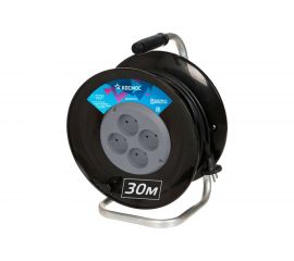 Удлинитель КОСМОС (катушка) 16А 4 гнезда ПВС 2х1,5 (30м) РБК16 YKKsm30m-4g(16A) 