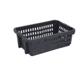Хозяйственный ящик Радиан 600х400х200, штабелируемый, черный 4607168314510 