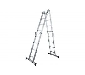 Алюминиевая четырехсекционная шарнирная лестница Алюмет TL 4044 