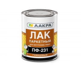 Паркетный лак Лакра ПФ-231 0.8 кг 90000969846 