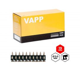 Кованые гвозди для монтажного пистолета VAPP 19х3 мм VAPP.BP319 