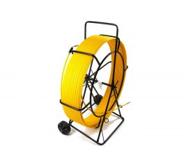 Протяжка для кабеля мини OlmiOn УЗК d=11 мм L=150 м на тележке, желтый СП-Т1-11/150 