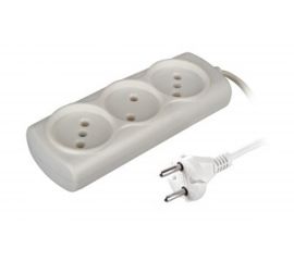 Бытовой электроудлинитель Volsten Р16-010 Si 3x1.5 1.5 м 6 А 1300 Вт ШВВП 13583 