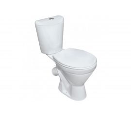 Унитаз-компакт Rosa Элегант, косой выпуск, 1-режим, сиденье полипропилен, Киров 433049 