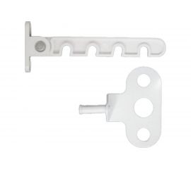 Оконный ограничитель д/ПВХ Левша белый У1-5649.Б 