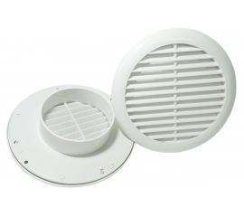 Решетка вентиляционная круглая 180 мм fi120 диаметр дымохода 120 мм MTG 426046 