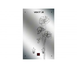 Газовый водонагреватель BaltGaz VEKTOR 10 G черный цветок 