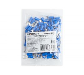 Вилочный изолированный наконечник STEKKER НВИ 2,5-4, LD403-254 (ОПТ упаковка 100 шт) 39428 