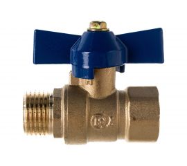 Шаровой кран ZOX 1/2 вн/нар., бабочка 519279 