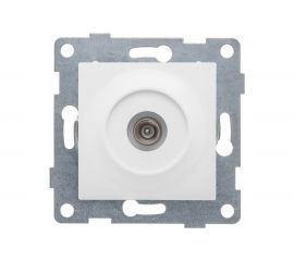 Антенная розетка GUSI ELECTRIC Ugra одинарной, СУ, белый С11А1-001 