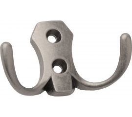 Мебельный крючок KERRON Д82 Ш45 В26, черненый старинный цинк KR 0020 BAZ 