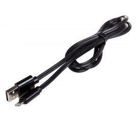 Кабель SKYWAY USB - Lightning 6.5А быстрая зарядка 1м черный в коробке S09601004 